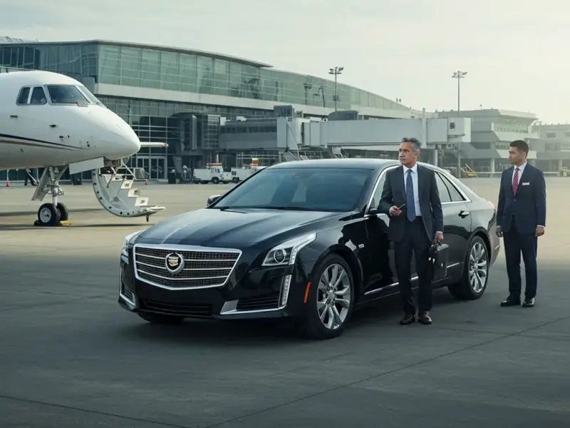 Dumont Car Service airport pickup vehicle